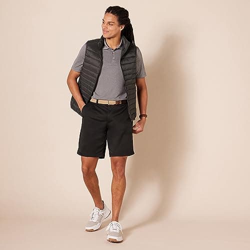 Amazon Essentials Men's Classic-Fit Stretch Golf Short (Available in Big & Tall), Black, 32 - Image 4
