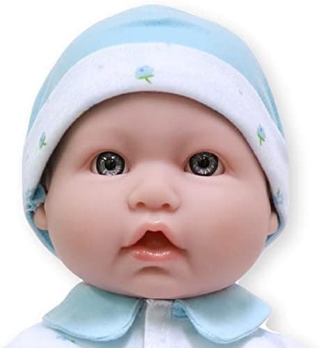 JC Toys, La Baby 16-inch Blue Washable Soft Body Boy Baby Doll with Accessories - For Children 12 Months and older, Designed by Berenguer Blue Caucasian - Image 5