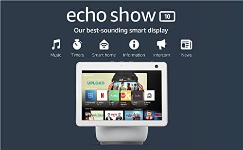 Amazon Echo Show 10 (newest model), HD smart display with premium sound, motion and Alexa, Glacier White - Image 13