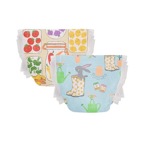 The Honest Company Clean Conscious Diapers for Sensitive Skin | Hypoallergenic, Fragrance Free | Spring '25 Limited Edition Prints | Club Box, Size 3 (16-28 lbs), 62 Count - Image 2