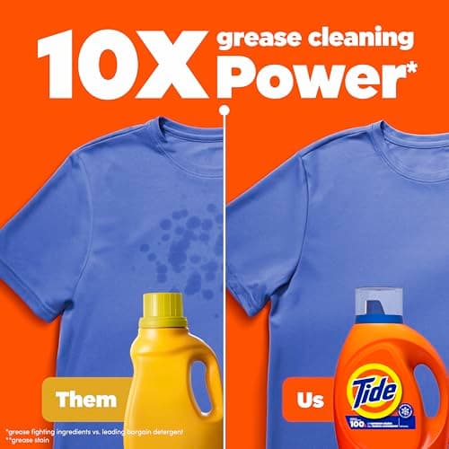 Tide Liquid Laundry Detergent, Original, 64 loads, 84 fl oz, HE Compatible (Packaging May Vary) - Image 2