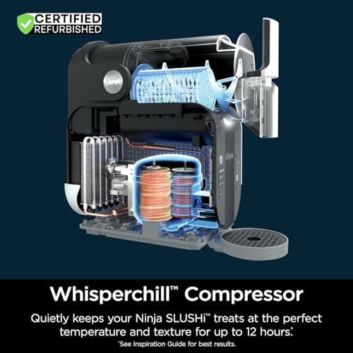 Ninja FS301 Professional Maker with RapidChill Technology, 88 oz Drink & Slushie Machine, 5 Preset Programs, Frozen Margaritas, Frappés, and More, Premium Accents, Black (Renewed) - Image 9