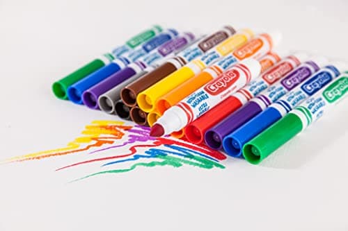 Crayola Ultra Clean Washable Markers for School (40ct), Essential Back to School Supplies for Kids, Coloring Book Marker Set, Teacher Classroom Supplies - Image 4