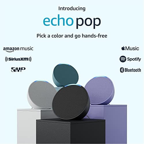 Amazon Echo Pop (newest model), Our smallest Alexa speaker, Fits in any room, Charcoal - Image 8