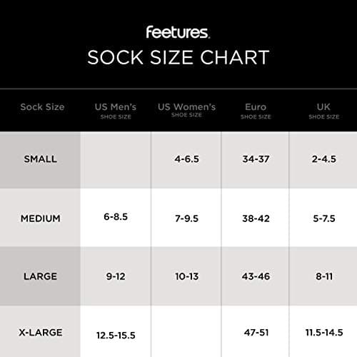 Feetures Therapeutic Max Cushion Quarter Sock - Non-Binding Diabetic Socks - White, L (1 Pair) - Image 6