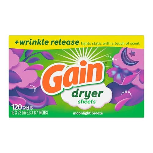 Gain Dryer Sheets, Moonlight Breeze Scent, 120 Count - Image 8
