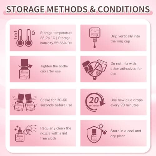 7ML Eyelash Extensions Glue Black - 1-2s Drying Time Up to 8 Weeks Retention, Highly Safe Adhesive for Professional Lash Supplies - New Option - Image 6