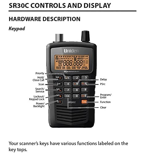 Uniden Bearcat SR30C, 500-Channel Compact Handheld Scanner, Close Call RF Capture, Turbo Search, PC programable, NASCAR, Racing, Aviation, Marine, Railroad, and Non-Digital Police/Fire/Public Safety - Image 5