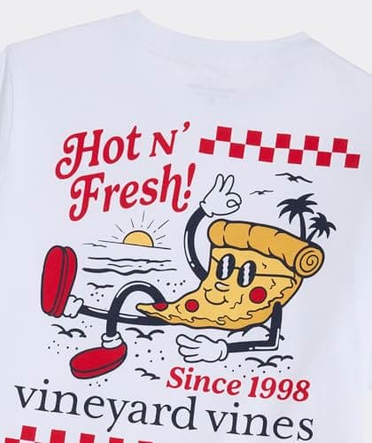 vineyard vines Boys' Hot N Fresh Short-Sleeve Pocket Tee, White Cap - Image 3