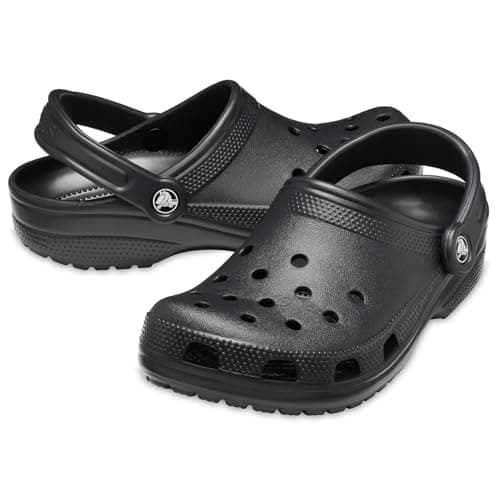 Crocs Unisex-Adult Classic Clog, Black, 9 Women/7 Men | Clogs for Women and Men - Image 12