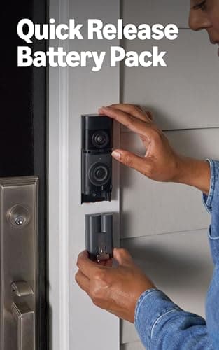 Ring Battery Doorbell 2K Plus (newest model), Retinal 2K with wide-angle video, up to 6x Enhanced Zoom, Night Vision, and Quick Release Battery Pack, Nickel Silver - Image 5