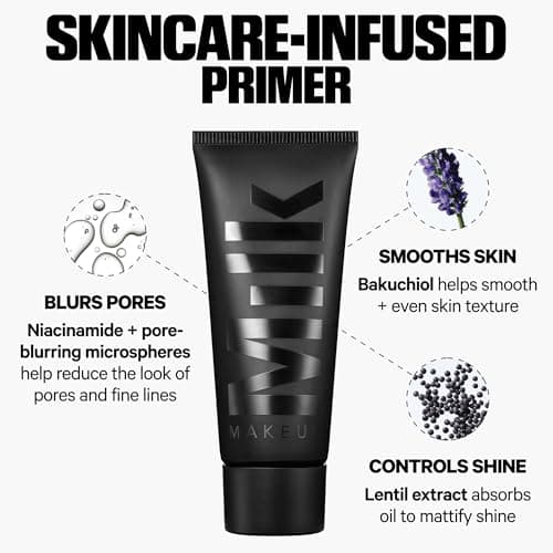 Milk Makeup Pore Eclipse Mattifying Primer – Blurs Pores, Controls Shine + Holds Makeup for Up to 12 Hours – Creates a Smooth, Even Base for a Soft, Long-Lasting Matte Finish – 0.68 oz - Image 4