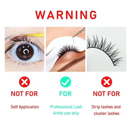 VEYES INC Eyelash Extension Glue - Extra Strong Professional Lash Glue 5ml | 1 Sec Drying time | Retention - 8 Weeks | Black Adhesive for Semi-Permanent Extensions Salon Use for Lash Tech - Image 3