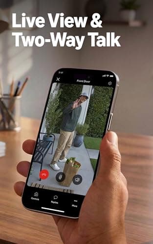 Ring Wired Doorbell 2K (newest model), Retinal 2K with wide-angle video, up to 6x Enhanced Zoom, and Two-Way Talk, Speckled Gray - Image 4