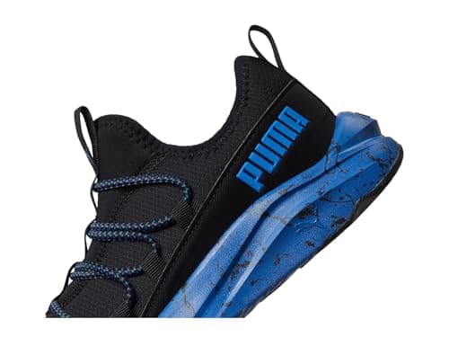 PUMA SOFTRIDE ONE4ALL Slip On Shoes Sneaker, Black-Victoria Blue, 13 US Unisex Little Kid - Image 6