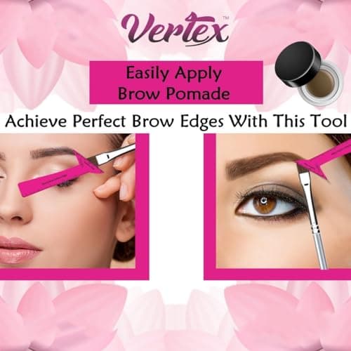 Eyeliner Stencils Pencil Liquid Waterproof Tool For Liner Makeup Brush Pen Stamp Thin Sharpener Cat Eyes Small Angled Wing Tip | Real Beginners Techniques Eye Shadow Lines Gel Eyebrow Pomade Black - Image 6