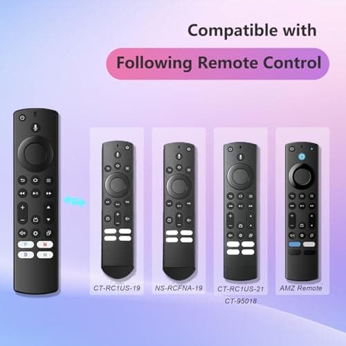 IDGPUW Replacement Voice Remote Control for Insignia, Toshiba, Pioneer, AMZ Smart TV, Compatible with TV Stick 4k, 4k Max, Cube - Image 3