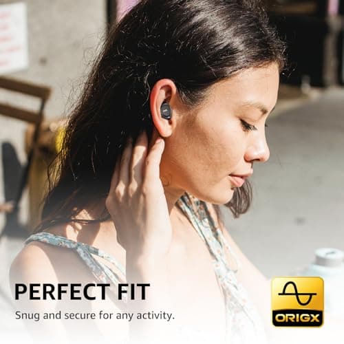 TOZO A1 Wireless Earbuds Bluetooth 5.3 Light Weight in Ear IPX5 Waterproof Headphones 2 Mic for AI Calls, Immersive Premium Sound Bass Headset with Charging Case, 32 Presets EQ Customization via App - Image 2