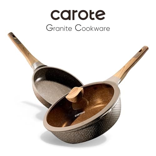 CAROTE 26PCS Pots and Pans Set Non Stick, Cookware Set Pots and Pans Induction Cook Ware, Nonstick Kitchen Cooking, PFOA Free - Image 6