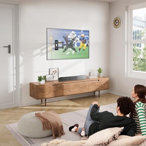 Pipishell Full Motion TV Monitor Wall Mount Bracket Swivel Tilt Extension Rotation for Echo Show 21/15 and Most 13-42 Inch LED LCD Flat Curved Screen TVs & Monitors, Max VESA 200x200mm up to 44lbs - Image 6