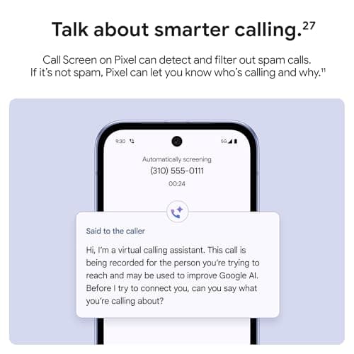 Google Pixel 9a with Gemini - Unlocked Android Smartphone with Incredible Camera and AI Photo Editing, All-Day Battery, and Powerful Security - Peony - 128 GB - Image 7