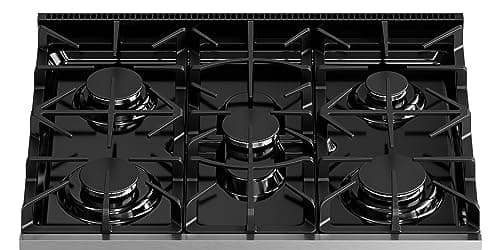 Kenmore Front Control Gas Range Oven with 5 Cooktop Burners, True Convection, Steam and Self Clean, Freestanding Stainless Steel Stove and Oven, 4.8 cu. ft. Capacity - Image 14