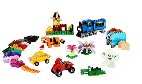 LEGO Classic Medium Creative Brick Box 10696 Building Toy Set - Featuring Storage, Includes Train, Car, and a Tiger Figure, and Playset for Kids, Boys, and Girls Ages 4-99 - Image 2