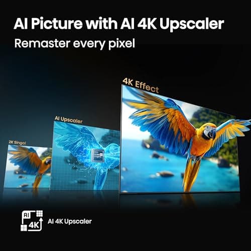 Hisense 85" Class QD7 Series Mini-LED 4K UHD Smart Fire TV (85QD7QF, 2025 Model) - QLED, Native 144hz, HDR10+, Dolby Vision, Dolby Atmos, Game Mode Pro, ALLM, Alexa Built in with Voice Remote, Black - Image 9