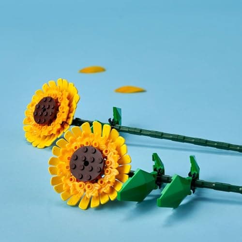 LEGO Sunflowers Building Toy for Kids, Girls and Boys Ages 8+ - Artificial Sunflowers for Home Decor and Display - Birthday Gift Idea for Lovers of Plants & Flowers - 40524 - Image 3