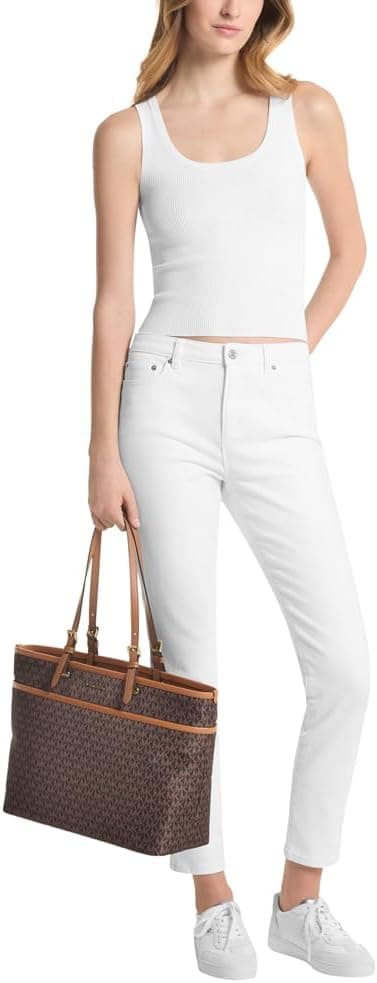 Michael Kors Winston Large Multi-Functional Pocket Tote Bag One Size Brown/Acorn - Image 5