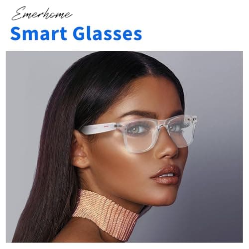 Smart Glasses - Bluetooth Glasses for Men & Women, Touch Control, Outdoor UV Protection and Voice Control, Hands-Free Calls (Clear Lens) - Image 6