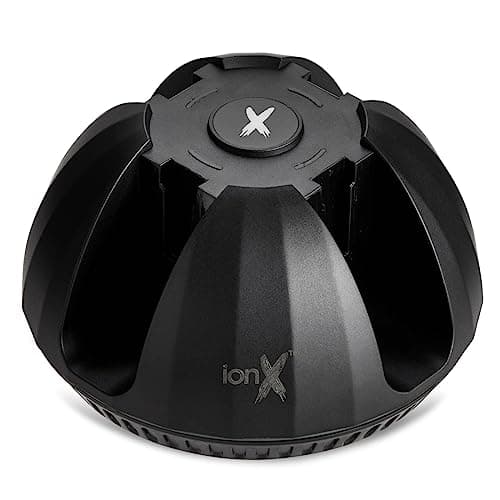 IonX Switch Charging Dock - Black, Compact, 4-Port USB-C Tabletop Mount - Fast Charging & LED Indicators - Compatible with Nintendo Switch Joy-Con Controllers - Image 7