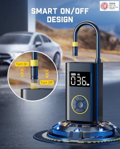 Fanttik X9 Pro Portable Tire Inflator for Compact Car, 1Min Fast Inflate Electric Bike Pump with Digital Tire Pressure Gauge, 150PSI Air Compressor for Electric Bikes, Motorcycle, Ball - Image 6