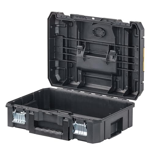 DEWALT TSTAK II Tool Box, Flat Top Tool Storage Case, Organizer Box Holds Up To 66 lbs, Flexible Platforms for Stacking, 13 Inch (DWST17807) - Image 3