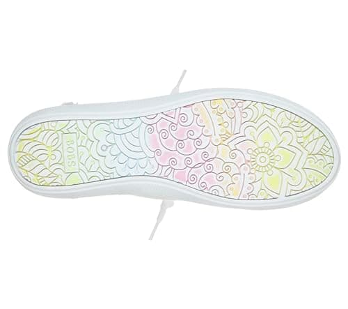 Skechers Women's Bobs B Cute Sneaker – Memory Foam, Flexible Outsole, Lightweight Vegan Shoes, White, 7 Wide - Image 2
