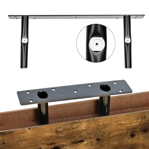QEEIG ‎Bathroom Shelves Over Toilet - Paper Storage Wall Mounted Farmhouse Decor Decorations Aesthetic Décor Sign Small Floating Shelf 2+1 Set 16 inch, Rustic Brown (020BN) - Image 7