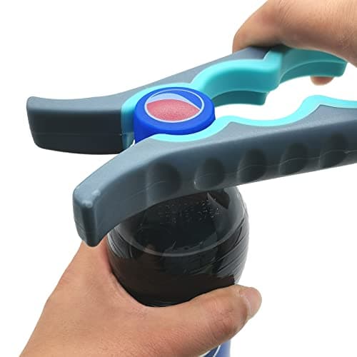 Otstar Jar Opener Bottle Opener and Can Opener for Weak hands, Seniors with Arthritis and Anyone with Low Strength, Mutil Jar Opener Get Lids Off Easily (Blue and Grey) - Image 7