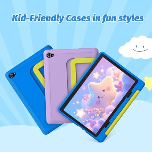 URAO Kids Tablet, Android 14 Tablet for Kids 10 inch Octa-Core with Case, 64GB 1TB TF Card Expandable for Toddler Children, Parental Control, Dual Camera, WiFi,Gift - Image 8