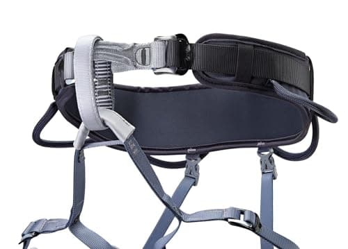 PETZL CORAX Comfortable and Fully Adjustable Harness for Gym and Outdoor Climbing, Dual Buckle Waist, 1, Dark Gray - Image 3