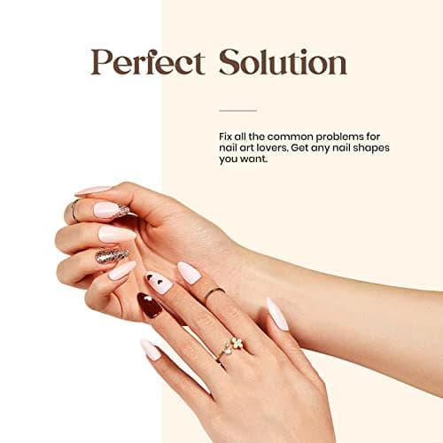 Beetles Gel Nail Glue and No Wipe Top Coat Kit, 2Pcs 15ml 5 In 1 UV Nail Glue for Acrylic Nail Tips Clear Press On Nails, Easy Nail Extension Gel, Soak Off LED Shine Finish DIY Home Manicure - Image 3