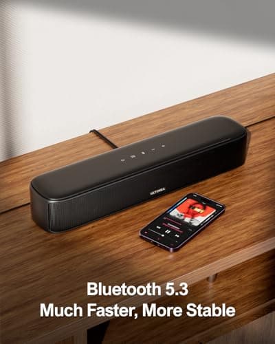 ULTIMEA 7.1ch Sound Bar with Subwoofer, Virtual Surround Sound System for TV, Sound Bar for Smart TV with 4 Surround Speakers, Peak Power 330W, TV Soundbar with App Control, Opt/AUX/BT, Aura A40 - Image 7
