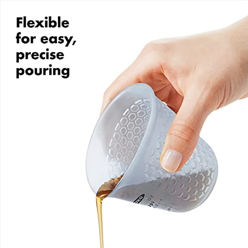OXO Good Grips 3 Piece Squeeze & Pour Silicone Measuring Cup Set - Image 4