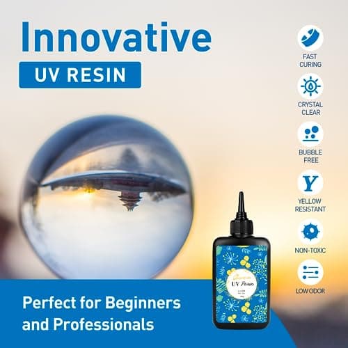 Bsrezn 400g UV Resin Hard, Crystal Clear Premixed Resin for Jewelry Making and Crafting (100g x 4) - Image 4