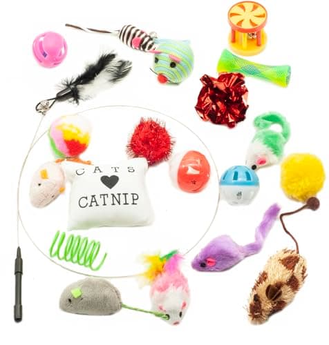 Fashion's Talk Cat Toys Variety Pack for Kitty 20 Pieces - Image 4