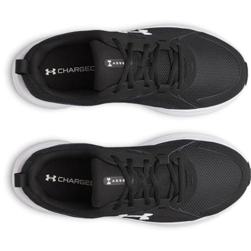 Under Armour Men's Charged+ Assert 11, 001 Black, 7.5 - Image 4