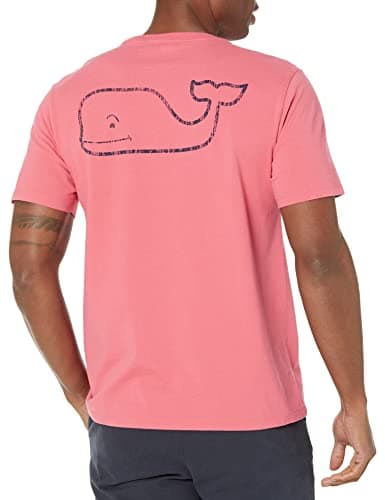 vineyard vines Men's Short-Sleeve Vintage Whale Pocket Tee, Jetty Red, X-Large - Image 2