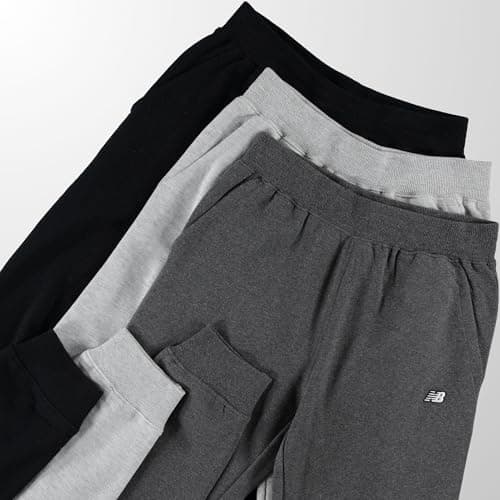 New Balance Boys Fleece Jogger 3 Pack – Kids Soft Cotton Blend Fleece Sweatpants with Pockets, Athletic Fit, Sizes 4-20 - Image 9