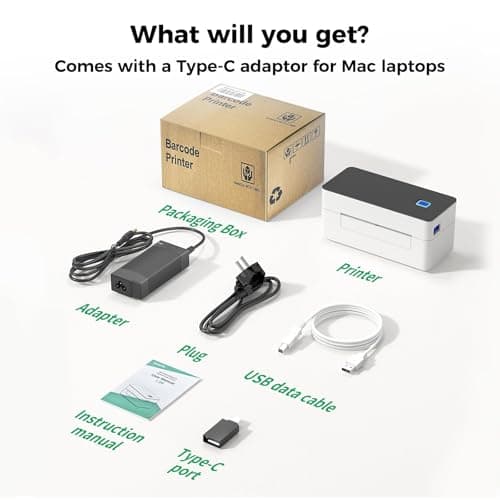 SVANTTO Bluetooth Thermal Shipping Label Printer 4x6, Compatible with Windows/Mac/Android/iOS, High-Speed 4x6 Label Printer for USPS, UPS, Ebay, Etsy, Shopify, Poshmark, Inkless Printing - Image 7
