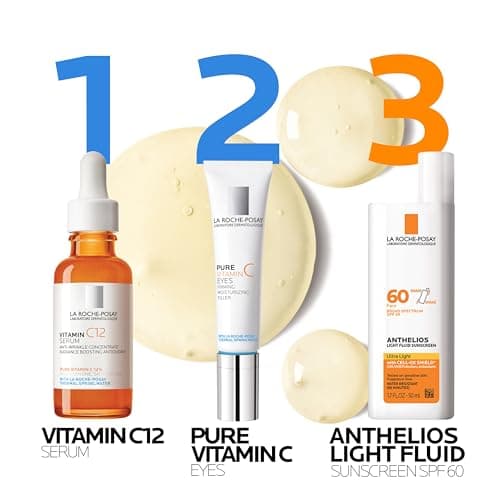 La Roche-Posay Pure Vitamin C Serum For Face With Hyaluronic Acid & Salicylic Acid, Hydrating & Brightening Serum, Boost Radiance & Reduce Wrinkles, Paraben Free - Image 10
