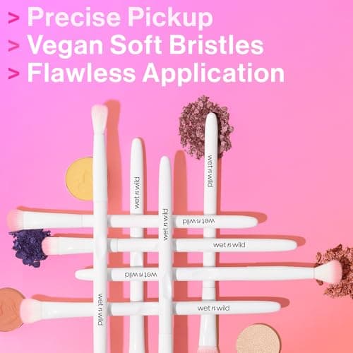 wet n wild Eyeshadow Brush, Precision Blending Application, Soft Synthetic Fibers, Ergonomic Handle for Comfortable Precision Control - Image 4